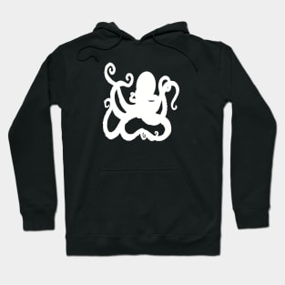 White kraken octopus lovers Hoodie